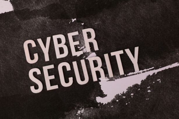 Cyber security concept shown on grunge-style background highlights the importance of digital protection.